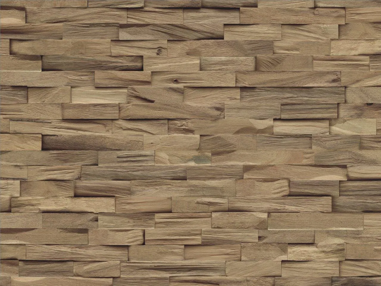 Wandpaneel 3D Beachwood Walnut Natural