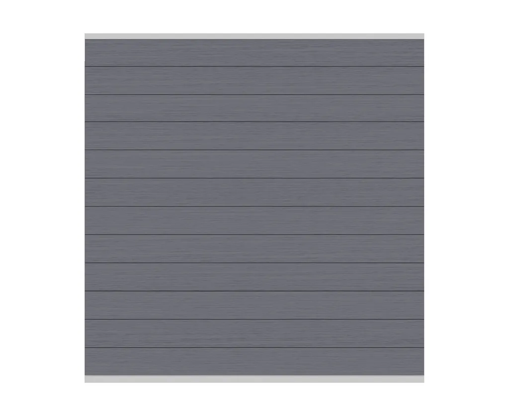 System WPC Classic Zaun-Set anthr/silber