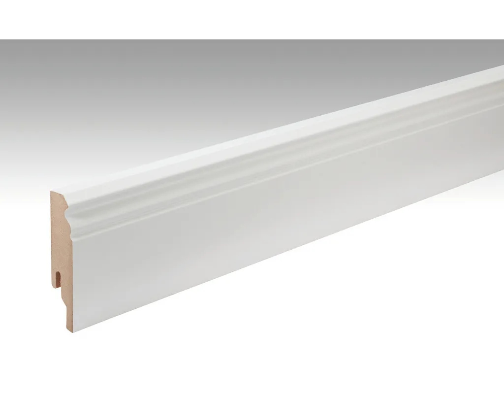 Fussleiste 11 PK weiß profiliert
