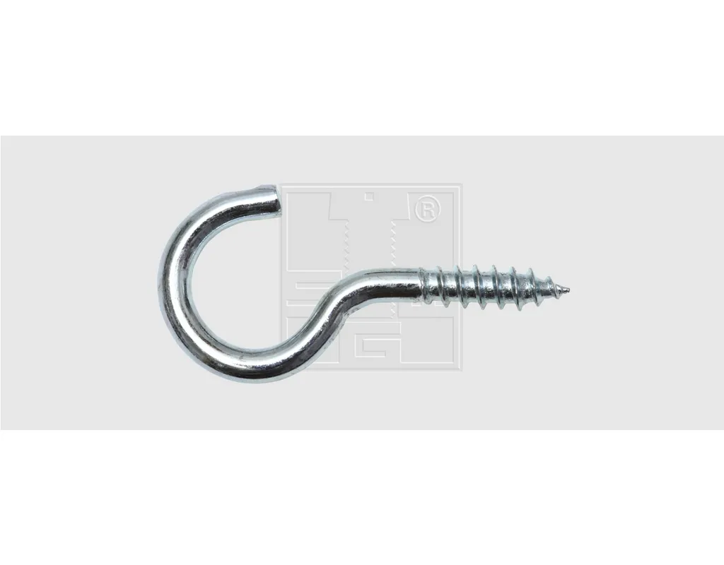 Schraubhaken gebogen 3,3x40/15 mm