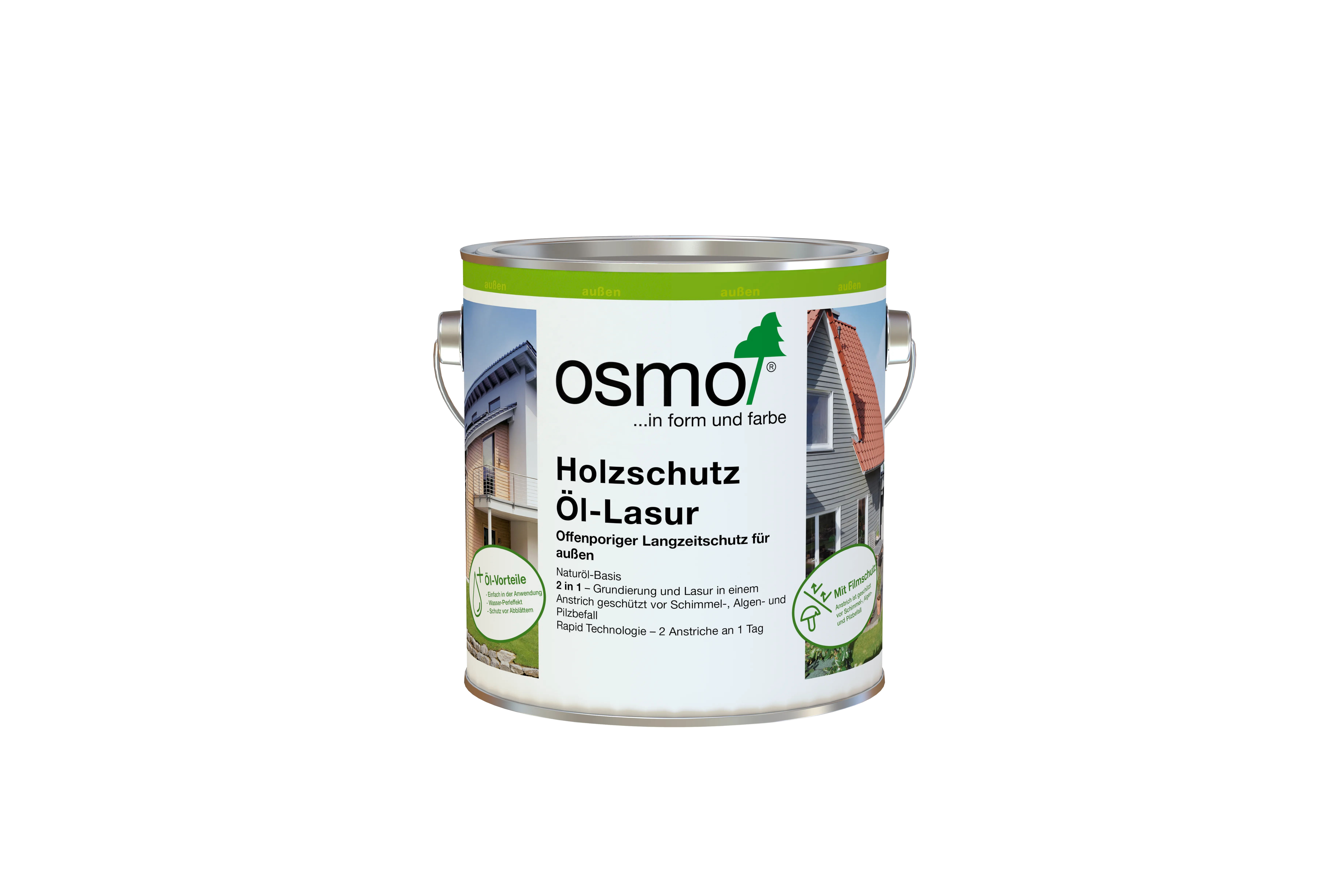Holzschutz &Ouml;l-Lasur Nussbaum 2,5 L