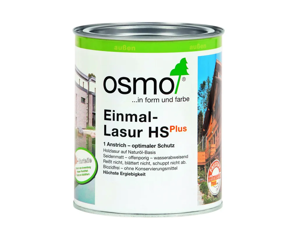Einmal-Lasur HS Plus Basaltgrau 0,75 L