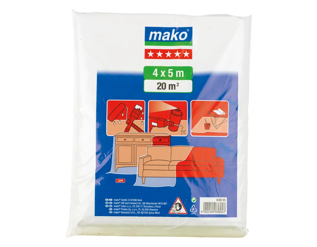 Abdeckplane extra stark 0,050 mm