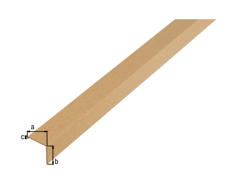Winkelprofil Kunststoff Buche