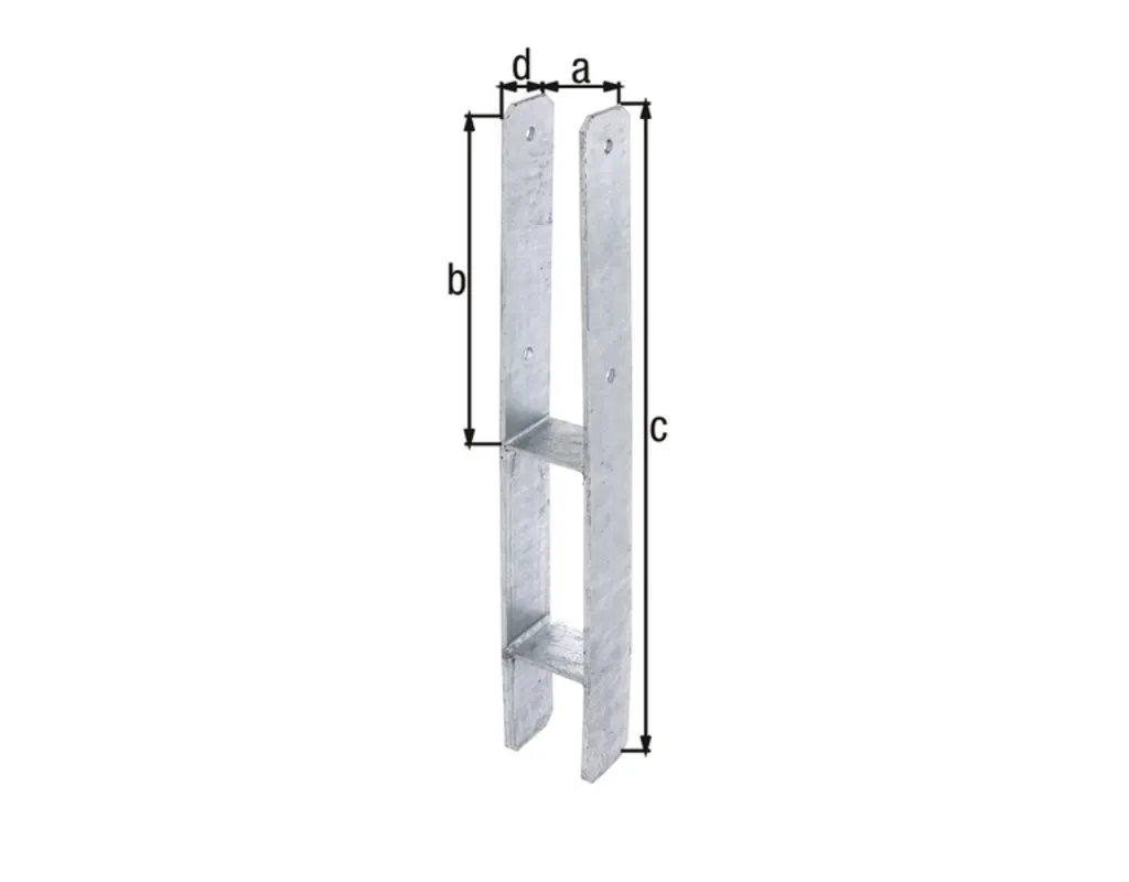 Pfostenanker  71 Doppel-H