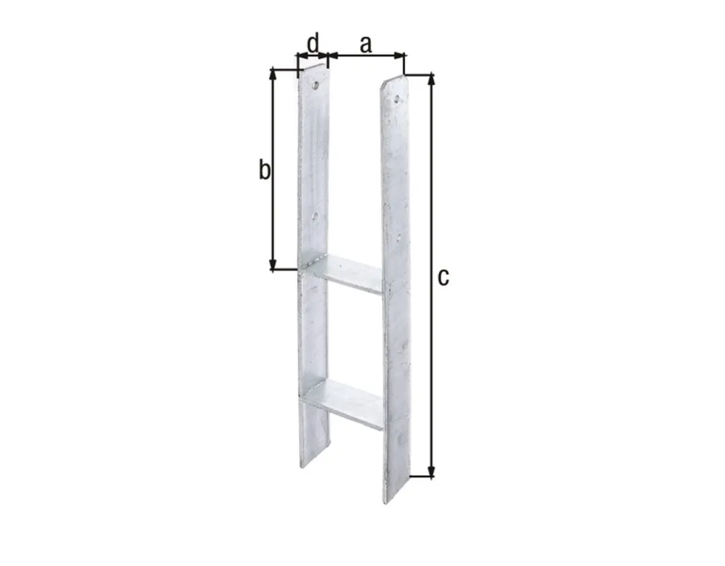 Pfostenanker 121 Doppel-H