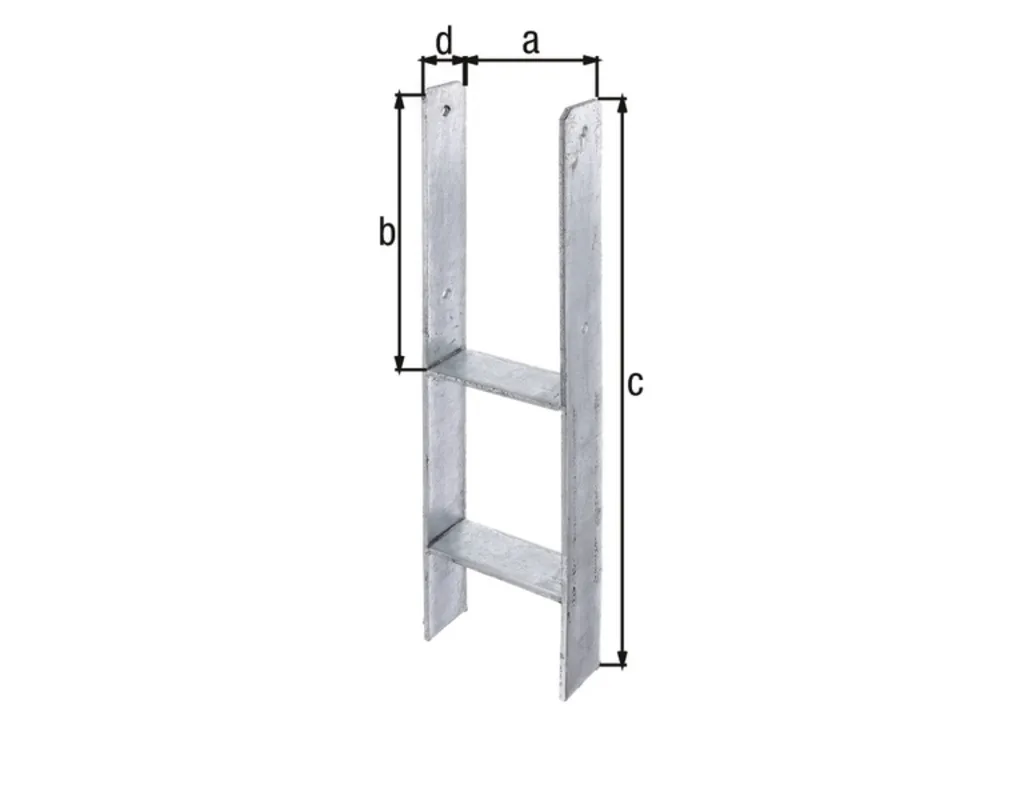 Pfostenanker 141 Doppel-H