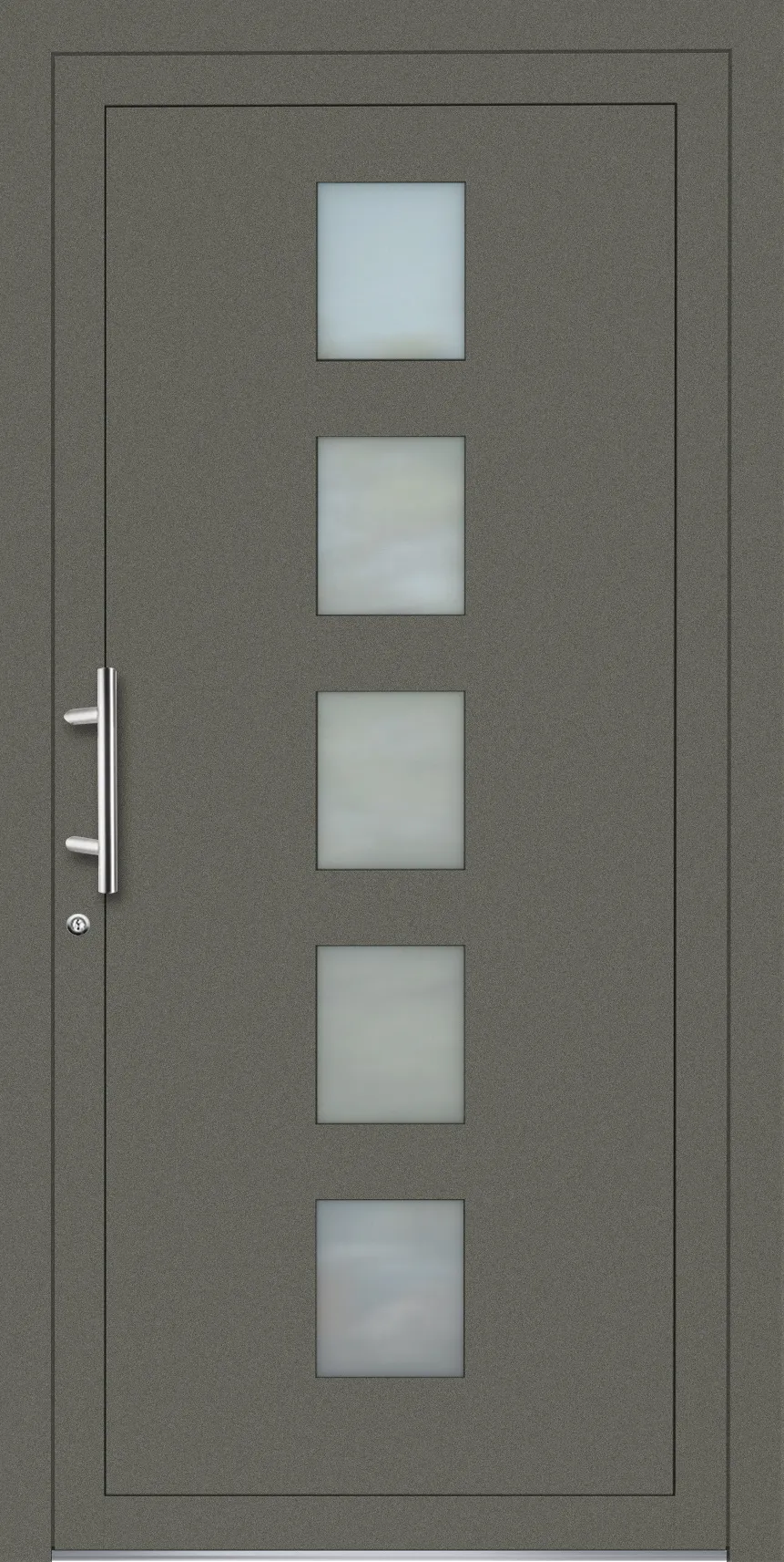 Haust&uuml;r 1-fl&uuml;gelig MEHA Quarzgrau