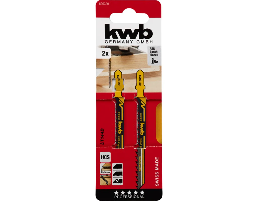 Stichs&auml;geblatt f&uuml;r Holz, HCS